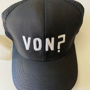 New! Von Dutch Black and white trucker